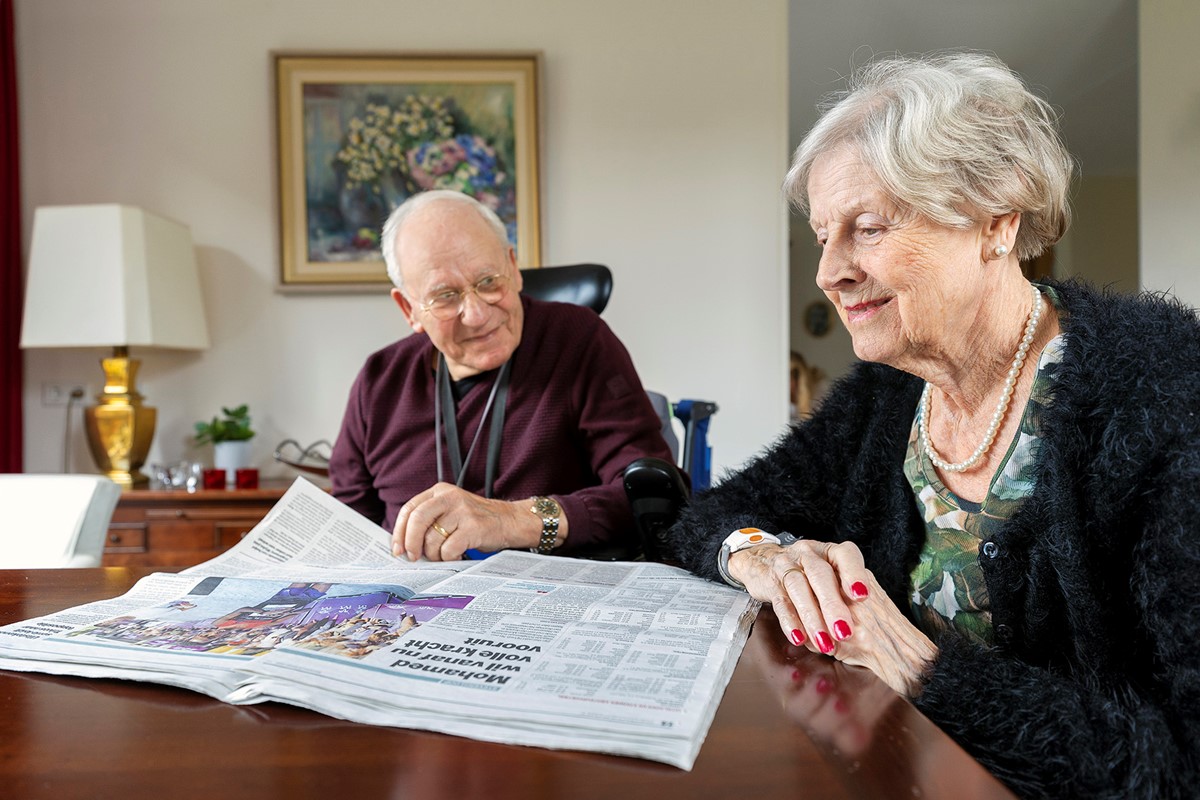 Uitleg door wijkverpleegkundige