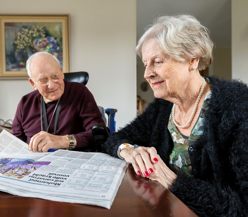 Uitleg door wijkverpleegkundige